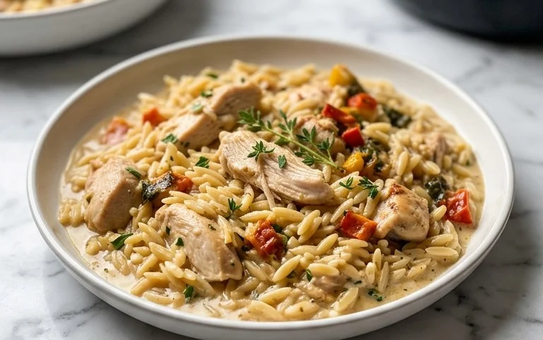 Chicken Orzo (30-Minutes, One-Pan)