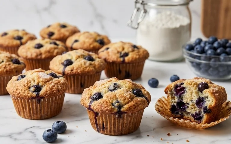 Homemade Blueberry Muffins