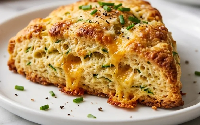 Zucchini Cheddar Scones