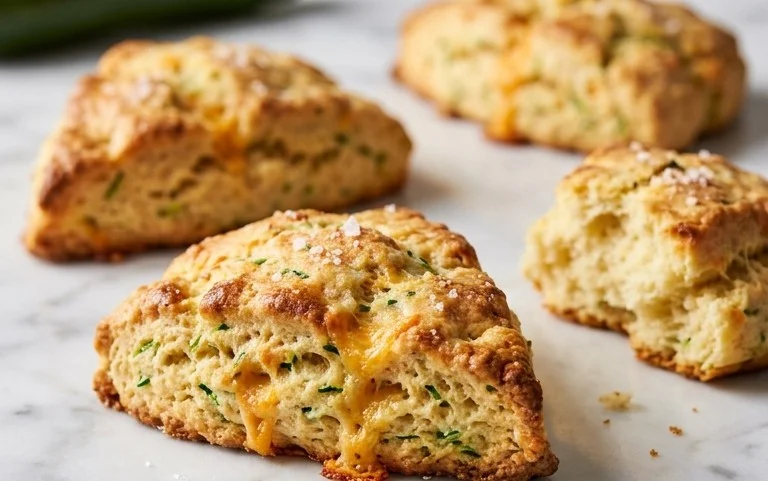 Zucchini Cheddar Scones
