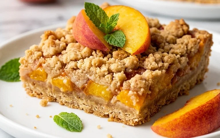 Fresh Peach Crum extractb Bars