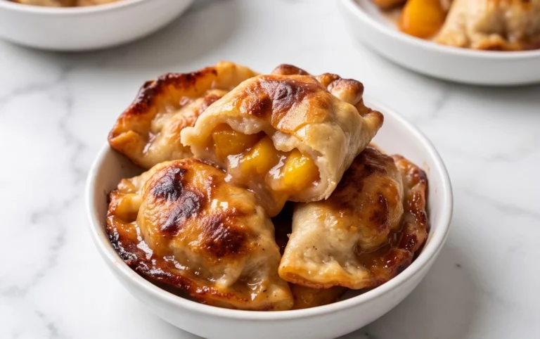 Peach Dumplings