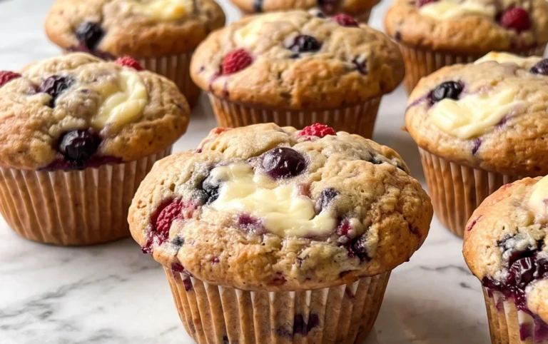 Berry Cream Cheese Muffins