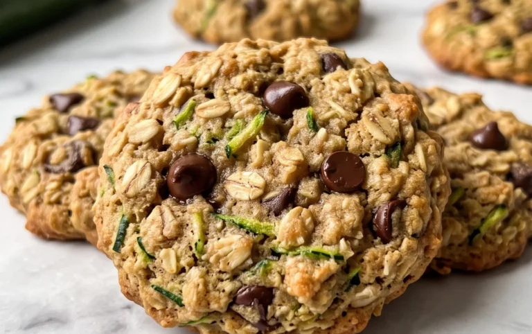 Healthy Zucchini Oatmeal Cookies
