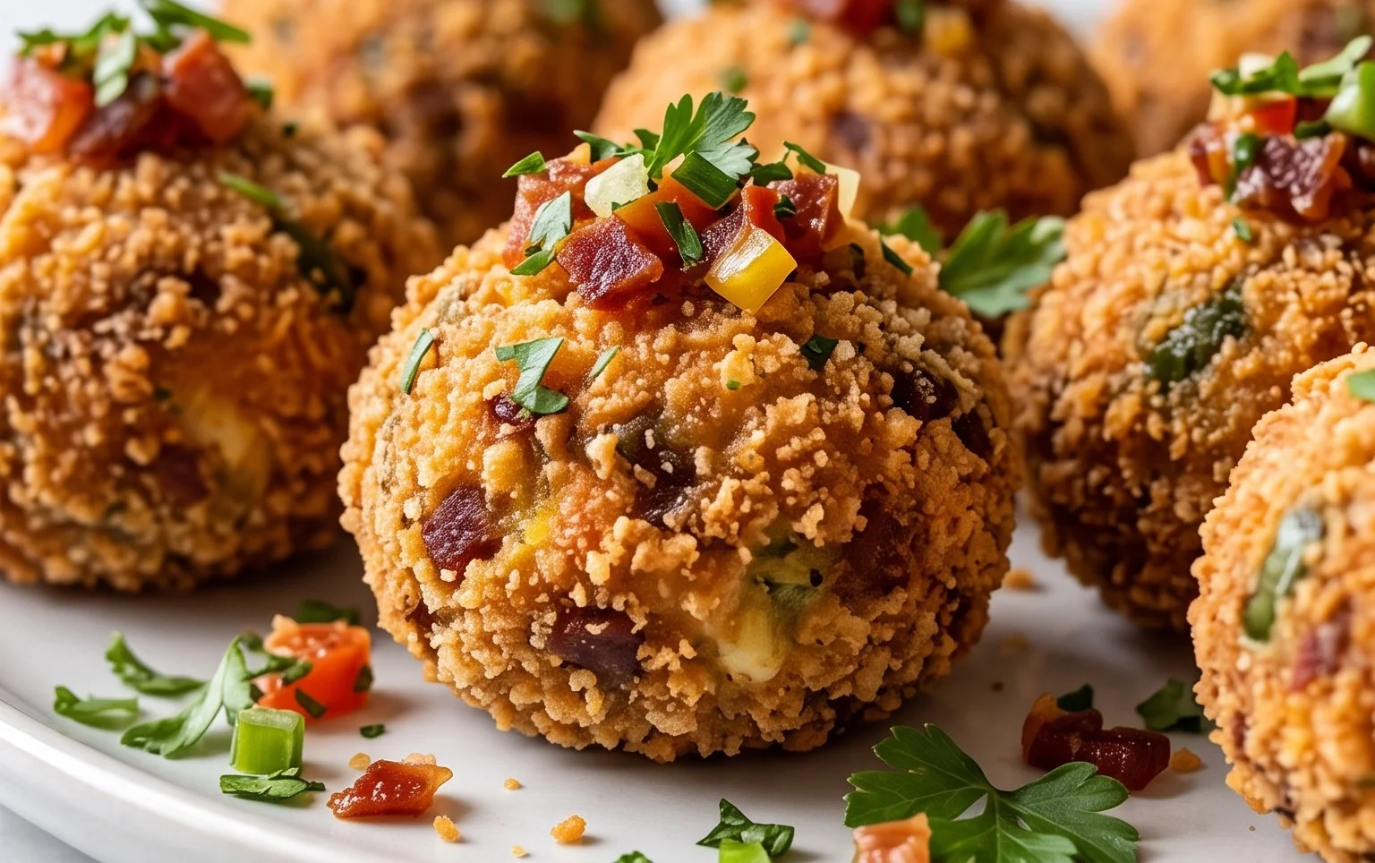 Beef Bacon Jalapeño Popper Cheese Balls