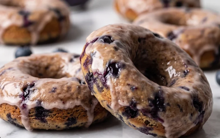 Blueberry Cake Donuts