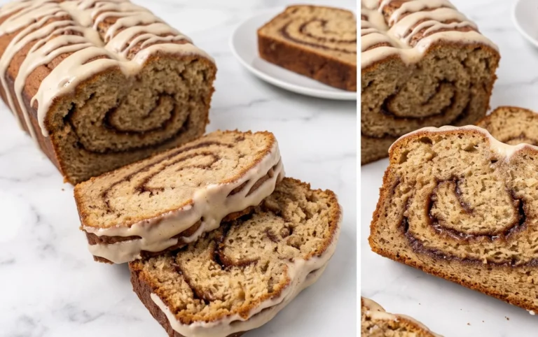 Cinnamon Roll Banana Bread