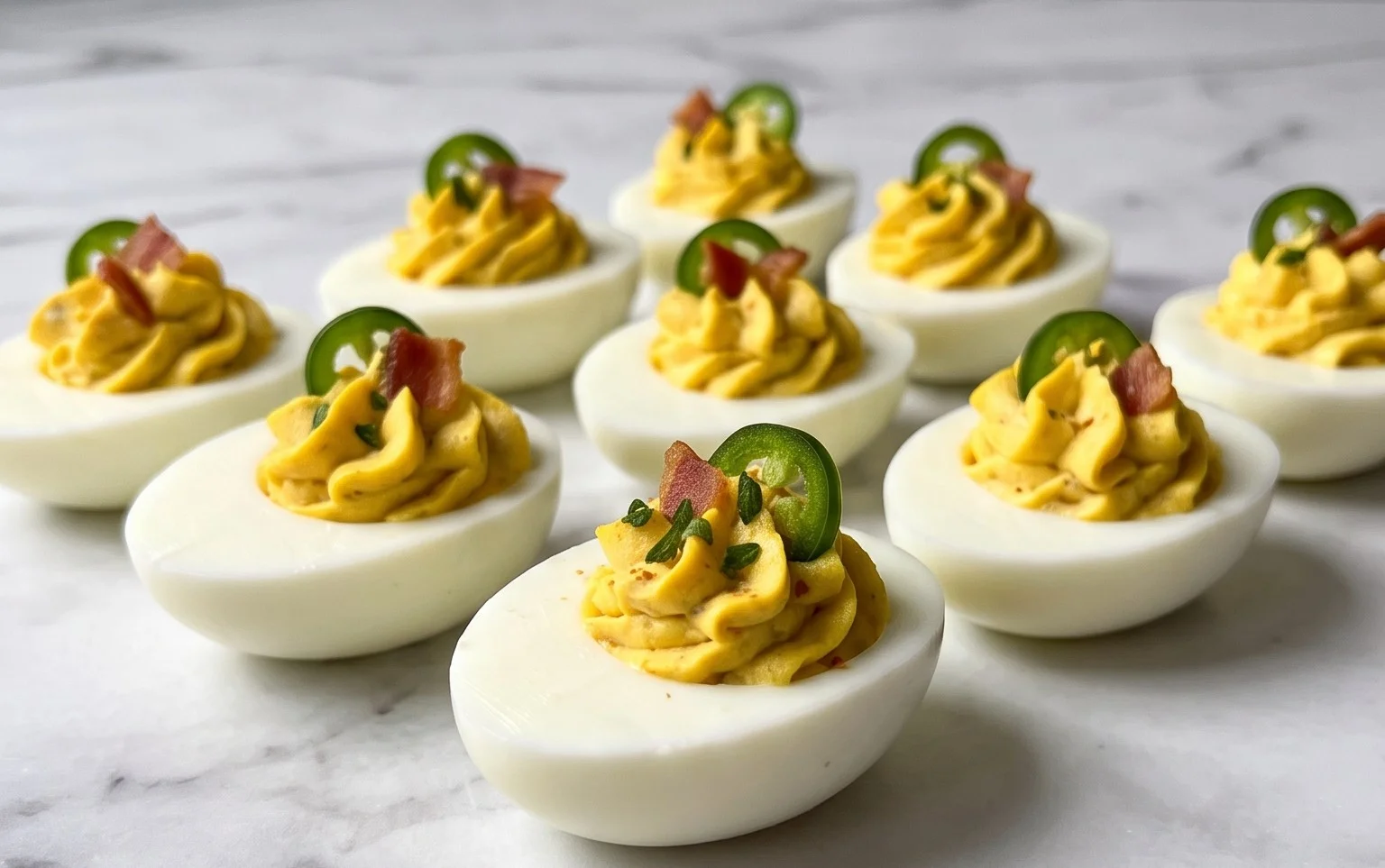Jalapeno Popper Deviled Eggs