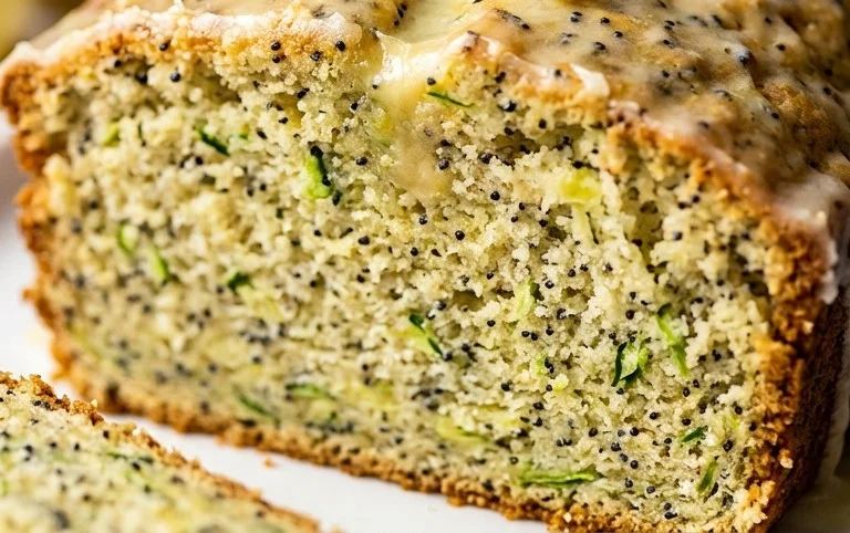 Easy Lemon Poppy Seed Zucchini Bread