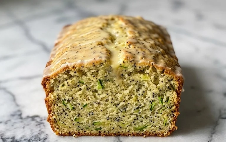 Easy Lemon Poppy Seed Zucchini Bread