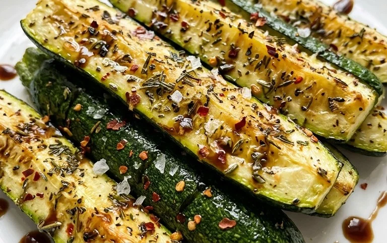 Simple Herb-Infused Roasted Zucchini Recipe