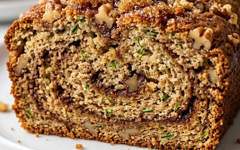 Moist and Delicious Cinnamon Swirl Zucchini Bread