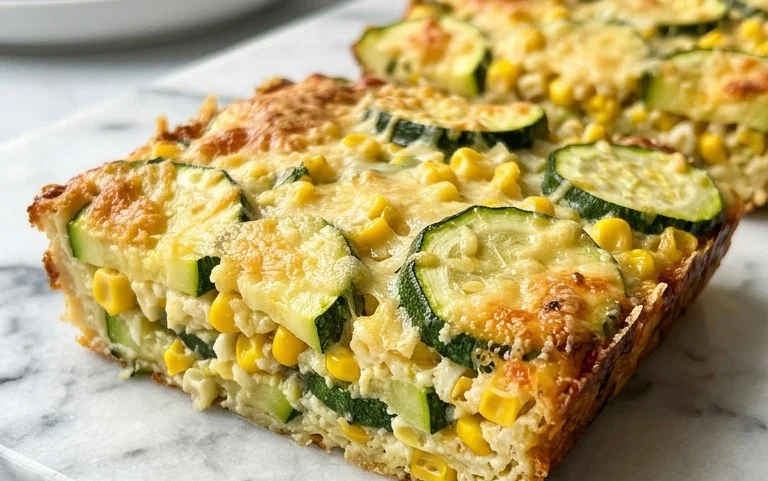 Zucchini Corn Parmesan Bake Recipe