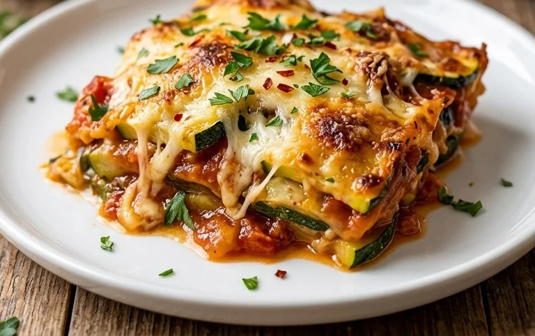 Cheesy Baked Zucchini Casserole