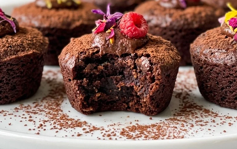 Chocolate Black Bean Brownie Bites