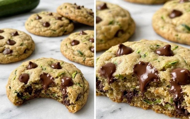Soft Zucchini Cookies with Chocolate Chips